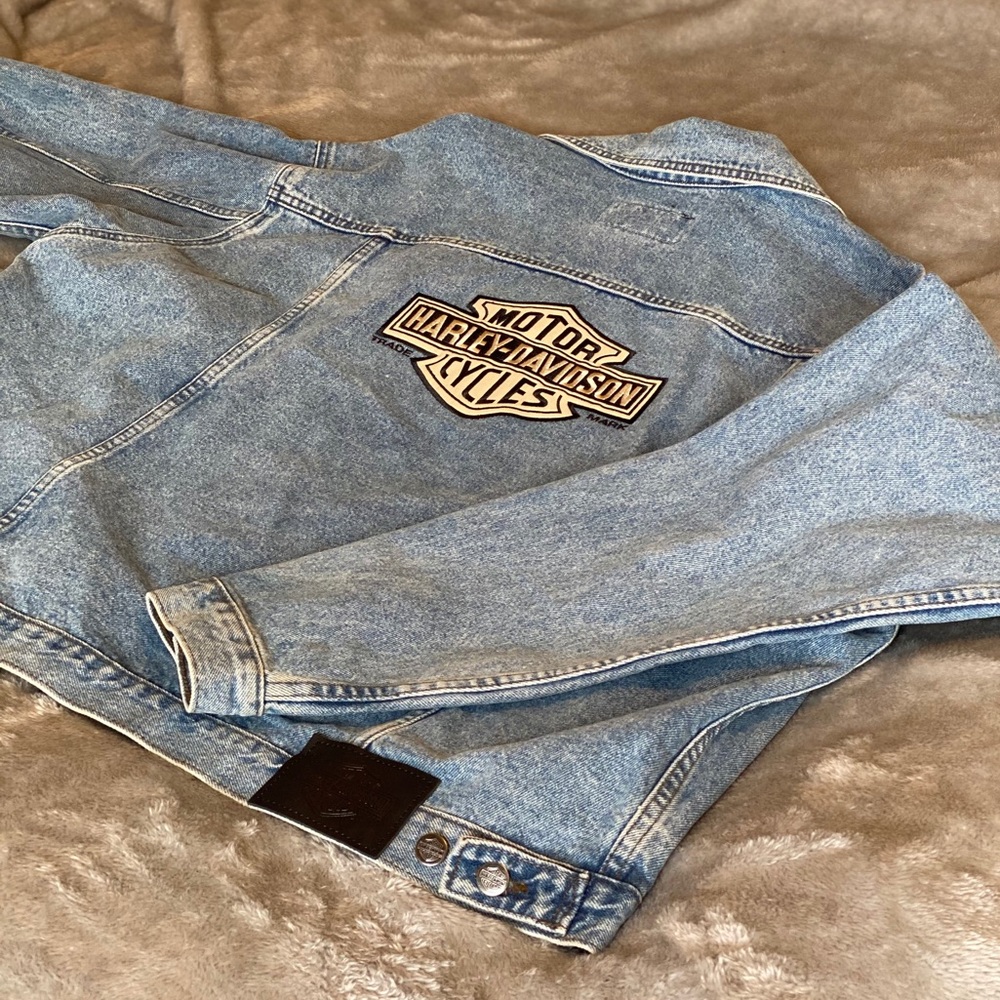 Harley Davidson Authentic Vintage Denim Jacket